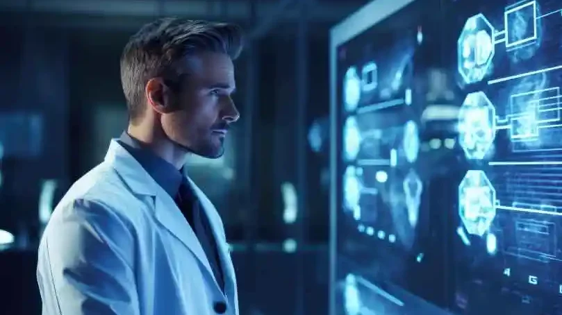 A healthcare professional looking the impact of AI in Medical Billing {{brizy_dc_image_alt imageSrc=