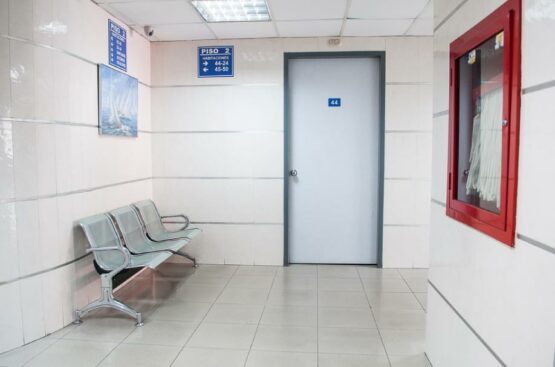 A Corridor of a Medical Practice or a Clinical Lab